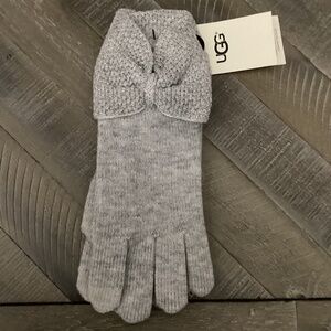 UGG Bow Wool Blend Tech Glove